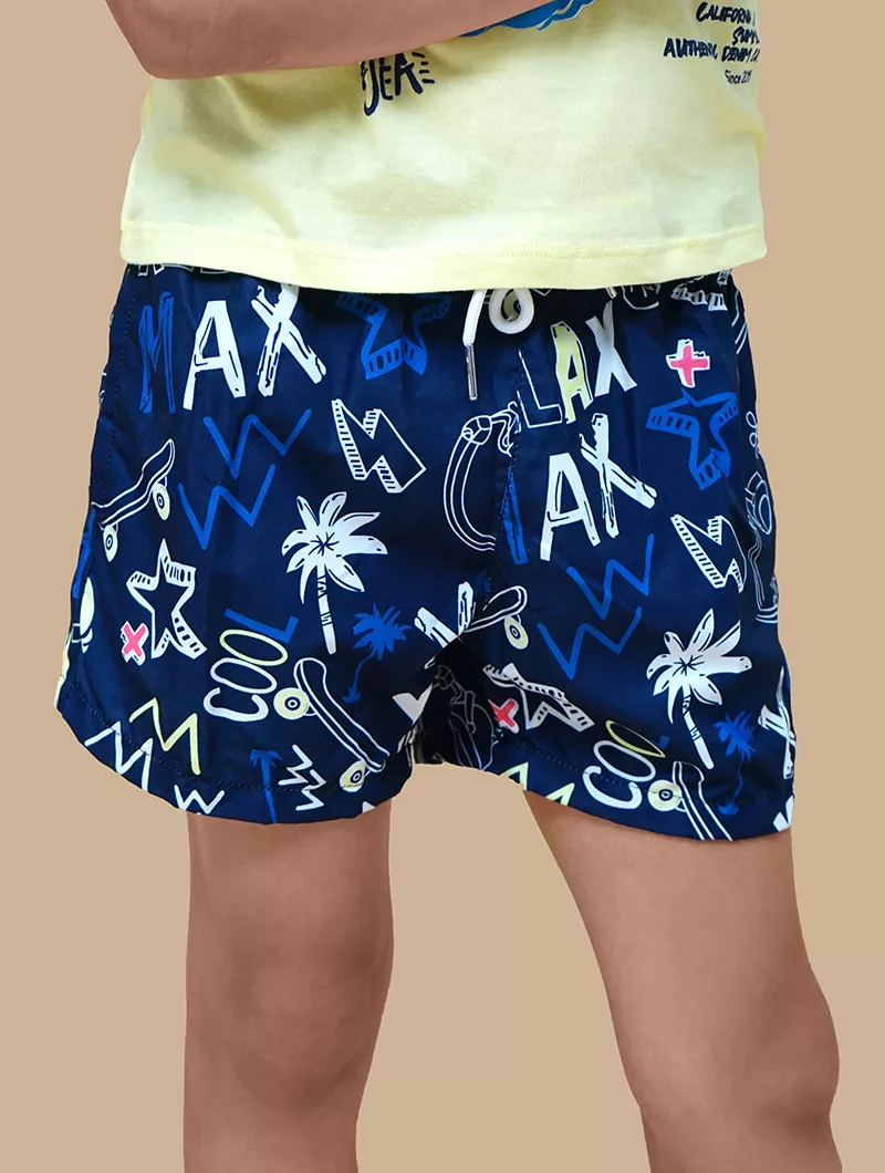 Short de bain imprimé